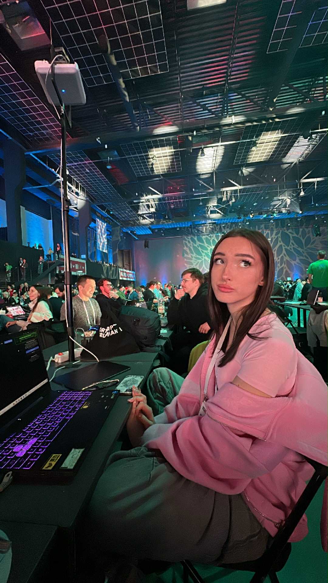 Marlena podczas HackNation 2025 w Bydgoszczy